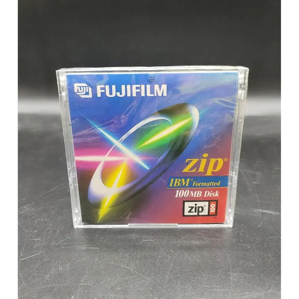 Zip Disk FujiFilm IBM Formatted 100 MB ATOMM Technology
